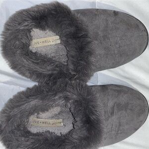 Women's Cozy Gray Slippers
